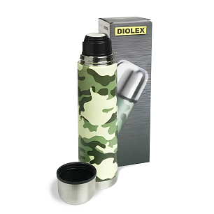 Термос 1000 мл Diolex DX-1000-3 (Милитари)
