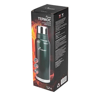 Термос (HS.TM-058-G) 1200ML с ситечком TONAR