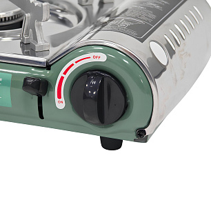 Плита газовая мини Raffer PGS-005 (алюм.горелка, под баллон, портативн.)