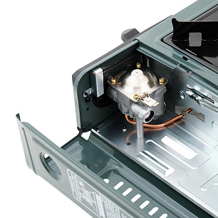 Плита газовая Raffer PGS-001 (алюм.горелка, под баллон, портативная)